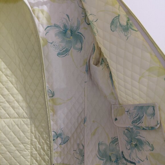 Apropos Adorable Junior Quilted Jacket With  Floral Lining, Women's Size M - Picture 3 of 11